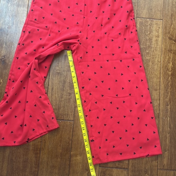 Lulus Nectar Red Print Strapless Tie-Front
Jumpsuit Size M - Picture 12 of 15